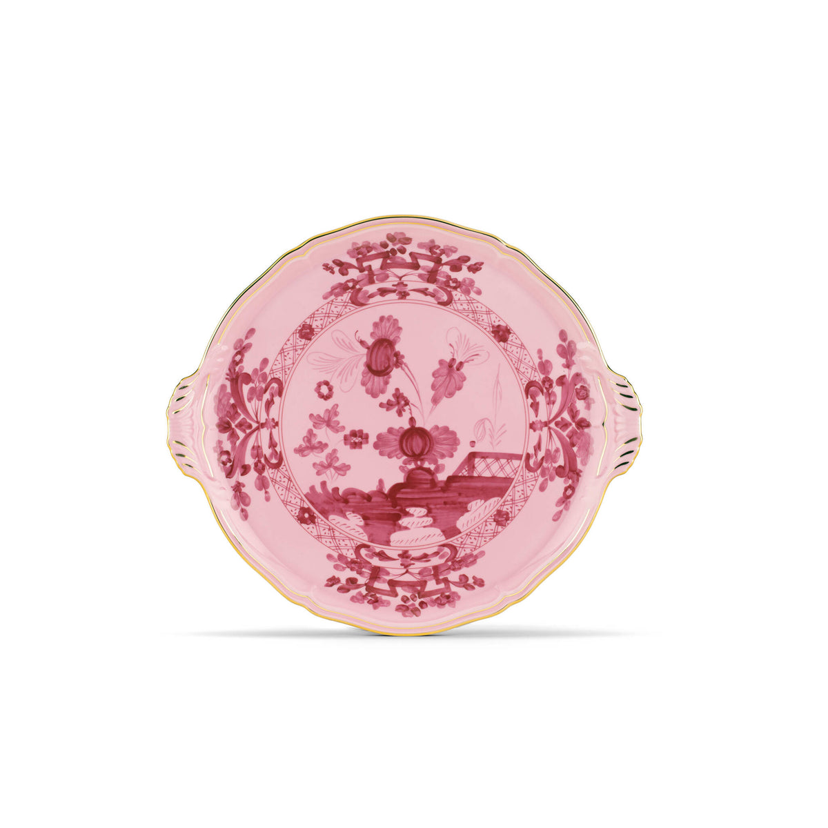 Ginori 1735 Oriente Italiano Cake Plate, Porpora