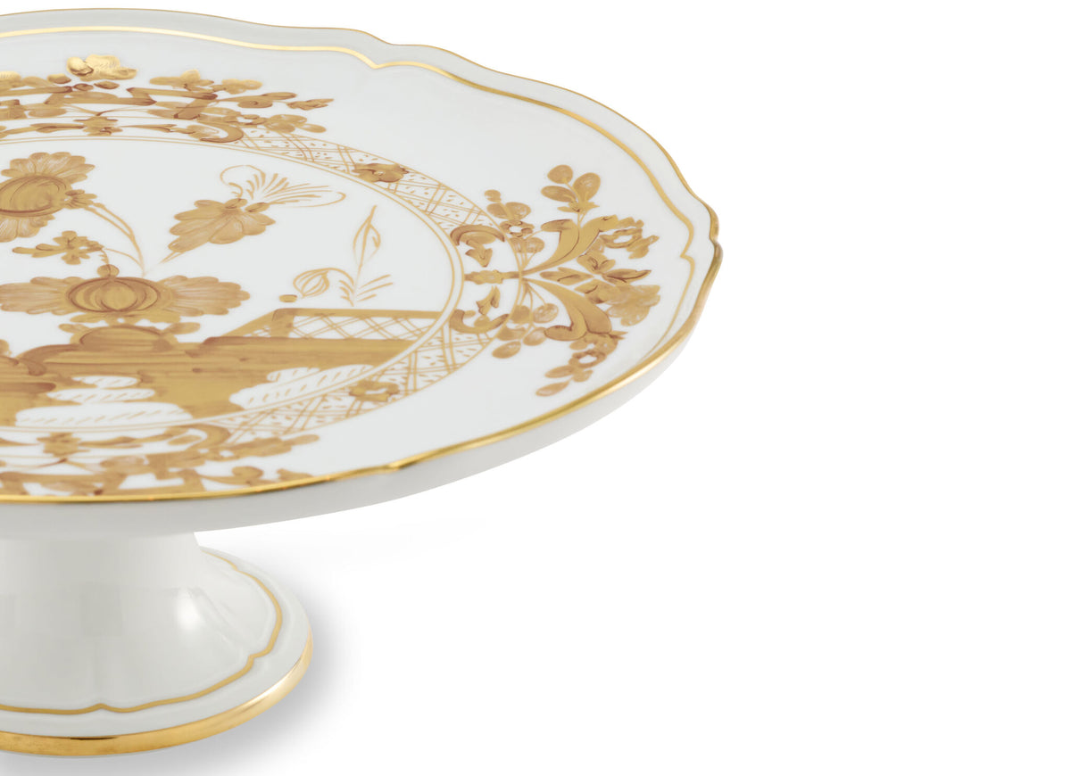 Ginori 1735 Oriente Italiano Cake Stand, Aurum, view 4