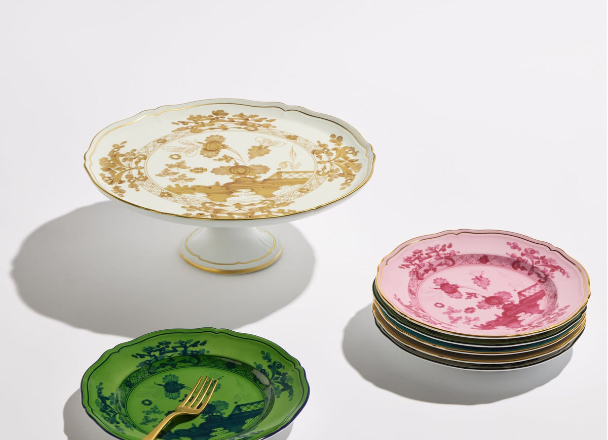 Ginori 1735 Oriente Italiano Cake Stand, Aurum, view 5