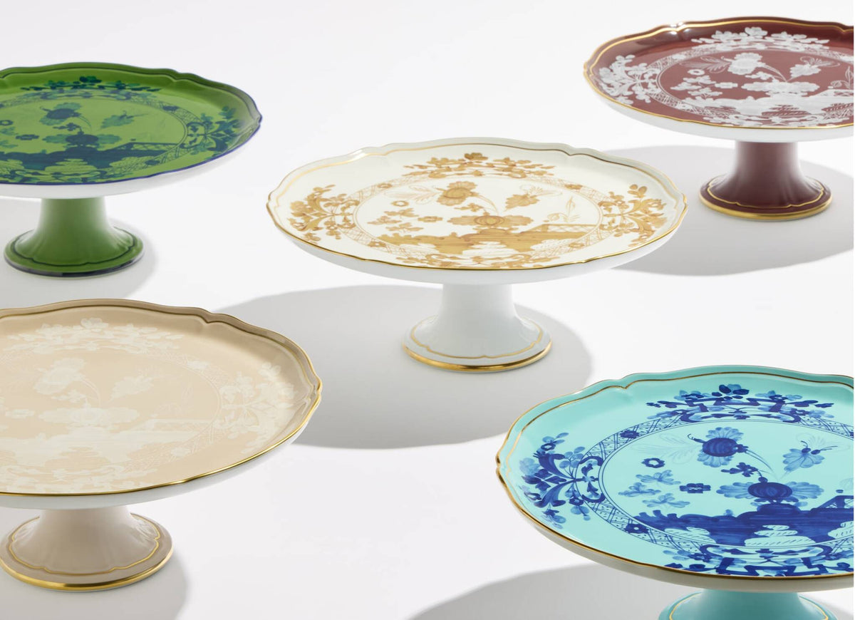 Ginori 1735 Oriente Italiano Cake Stand, Aurum, view 7