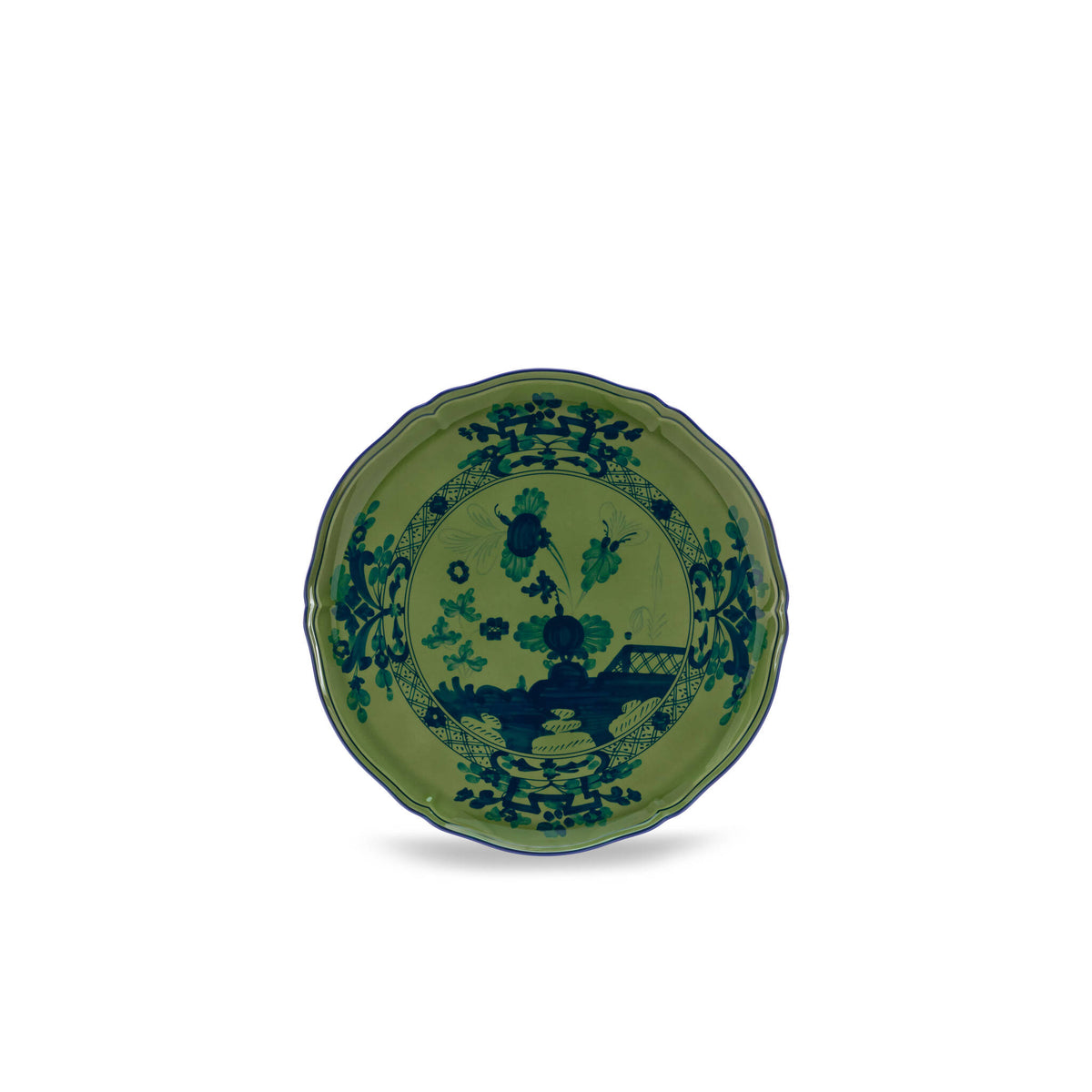 Ginori 1735 Oriente Italiano Cake Stand, Malachite, view 3