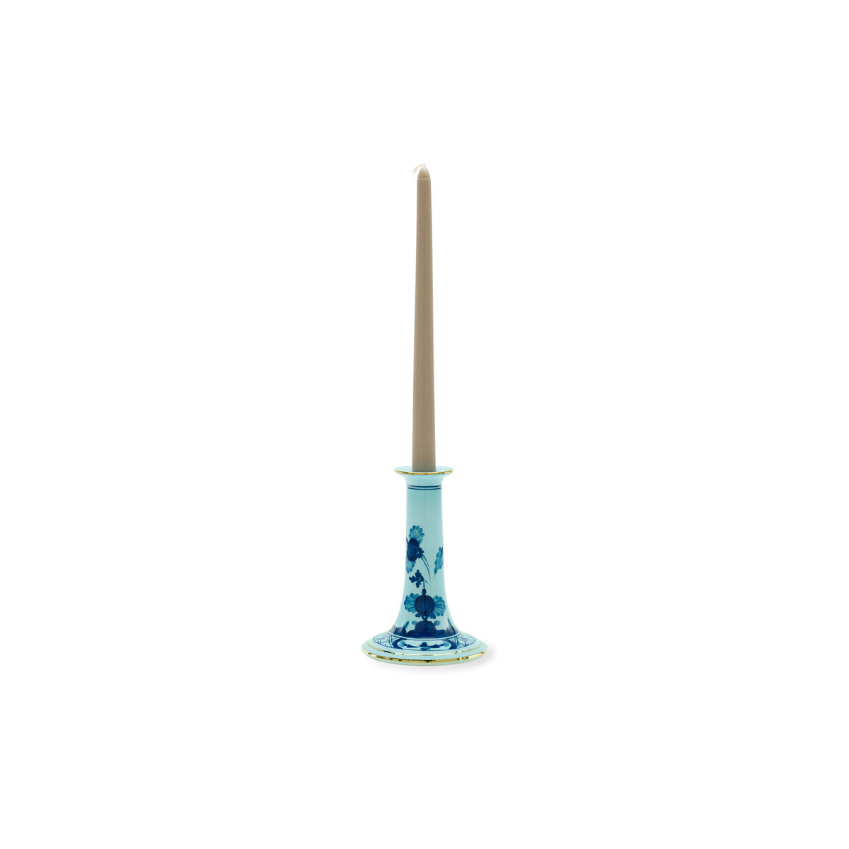 Ginori 1735 Oriente Italiano Candleholder, Iris, view 2