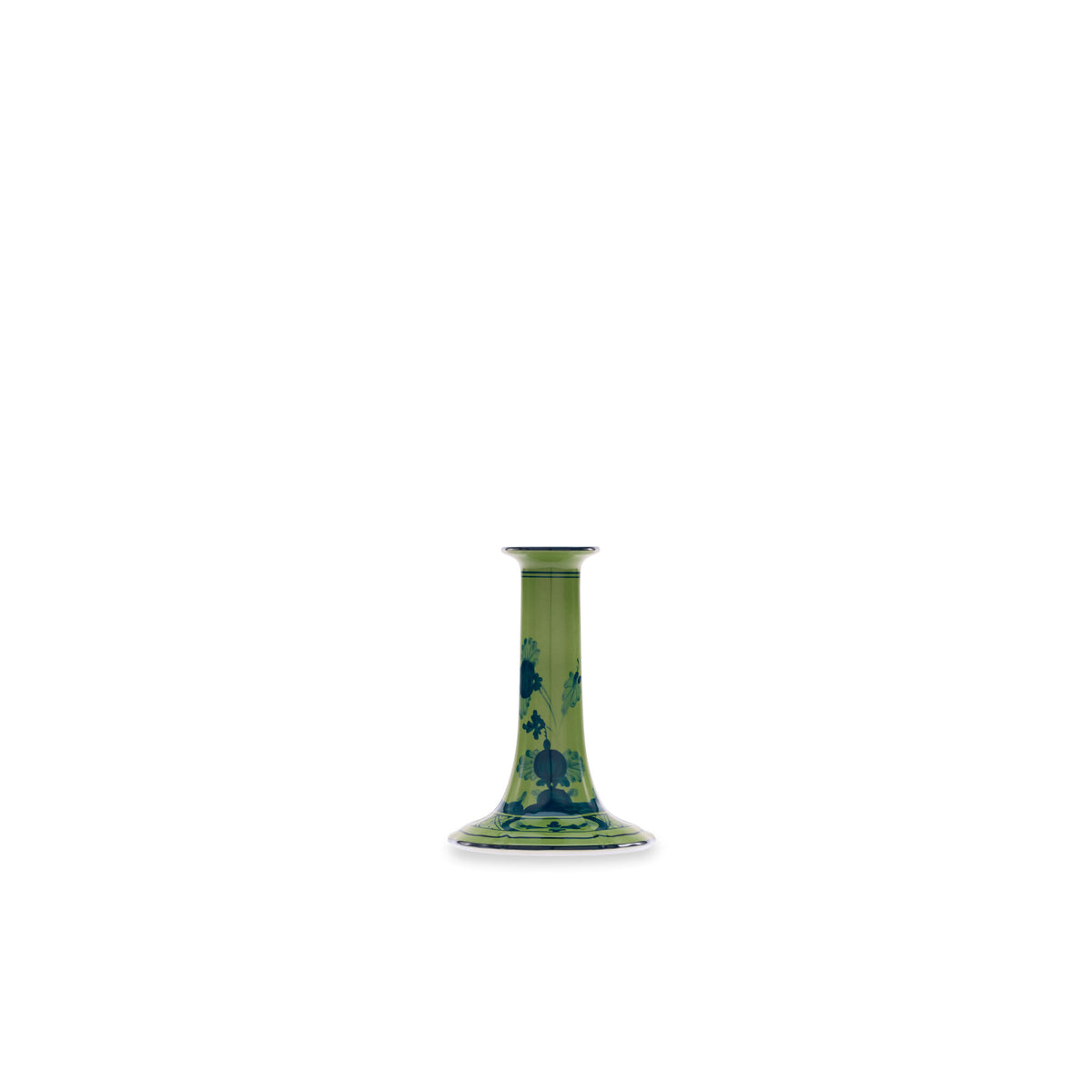 Ginori 1735 Oriente Italiano Candleholder, Malachite