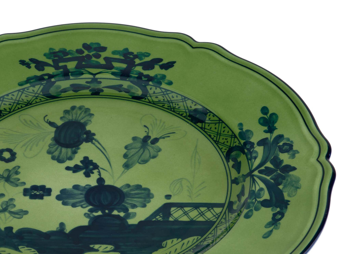 Ginori 1735 Oriente Italiano Charger Plate, Malachite, view 3