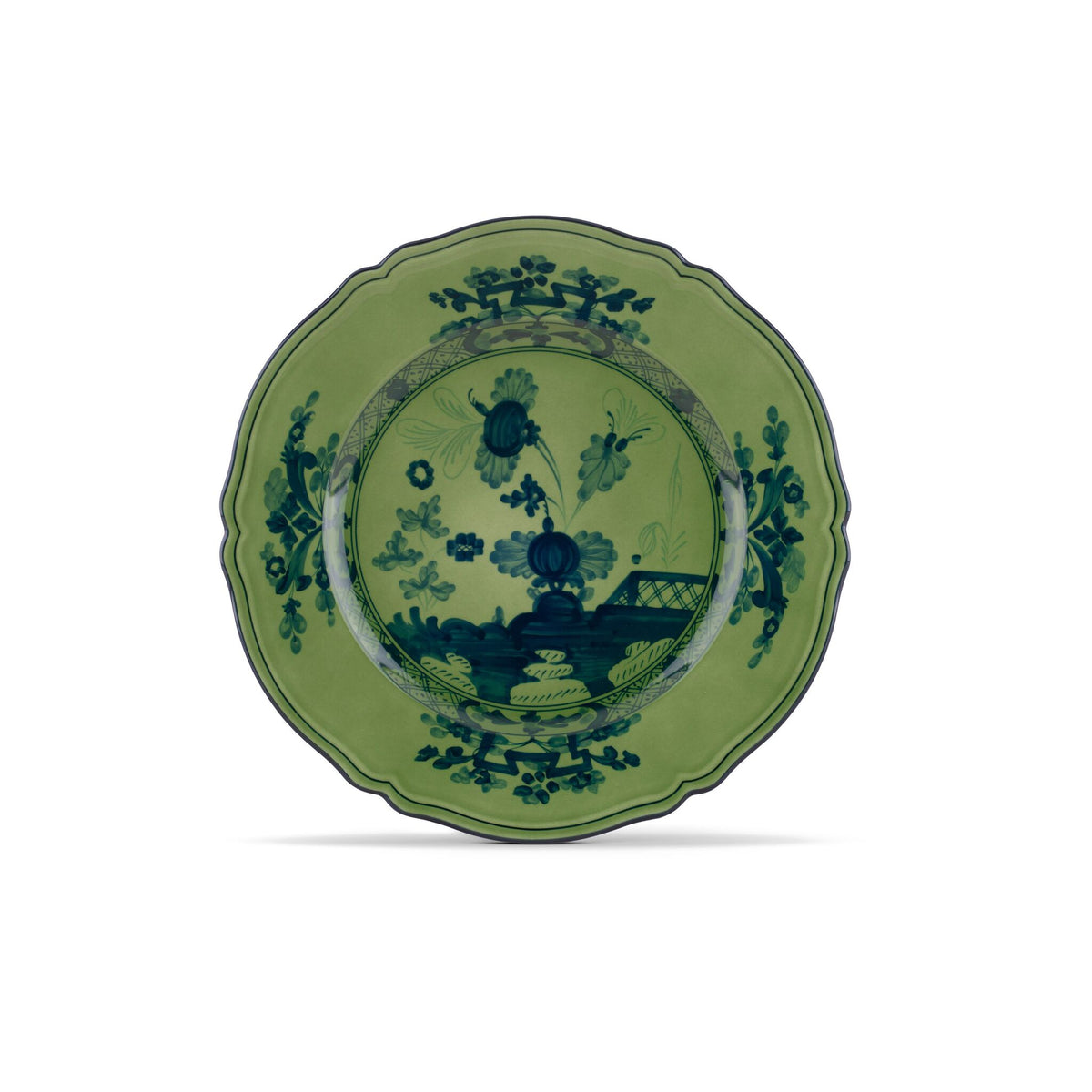 Ginori 1735 Oriente Italiano Charger Plate, Malachite