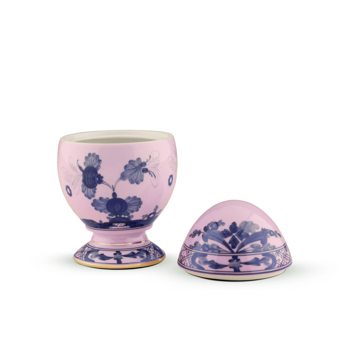 Ginori 1735 Oriente Italiano Egg, Azalea, view 3