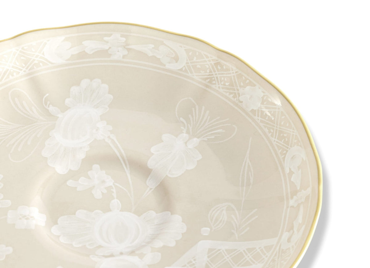 Ginori 1735 Oriente Italiano Espresso Saucer, Meringa, view 3