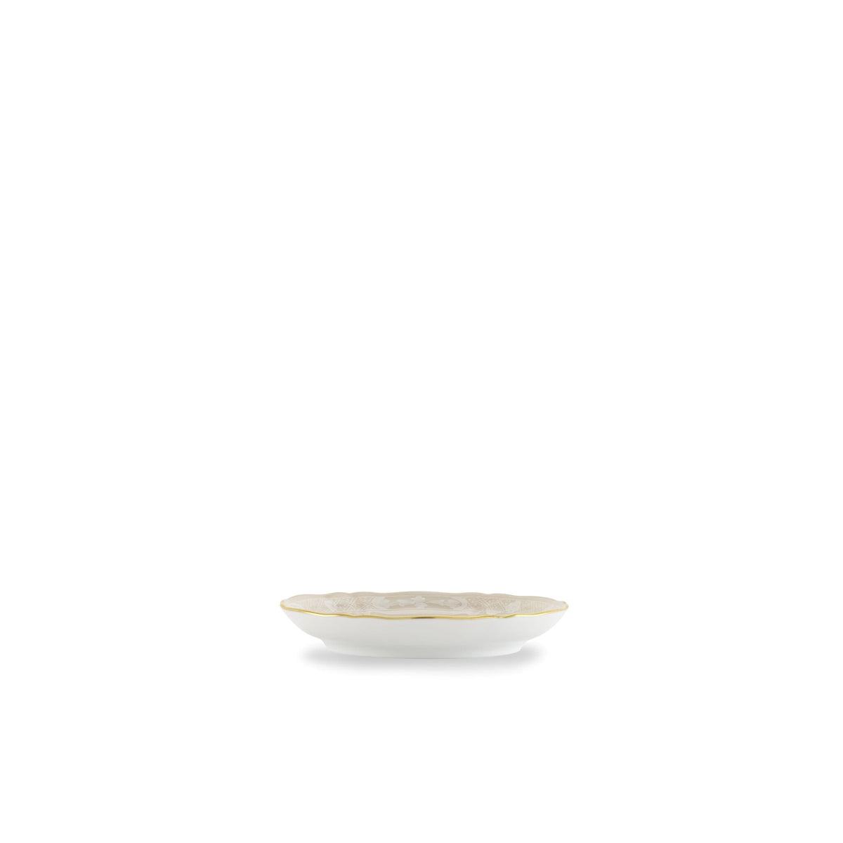 Ginori 1735 Oriente Italiano Espresso Saucer, Meringa, view 4