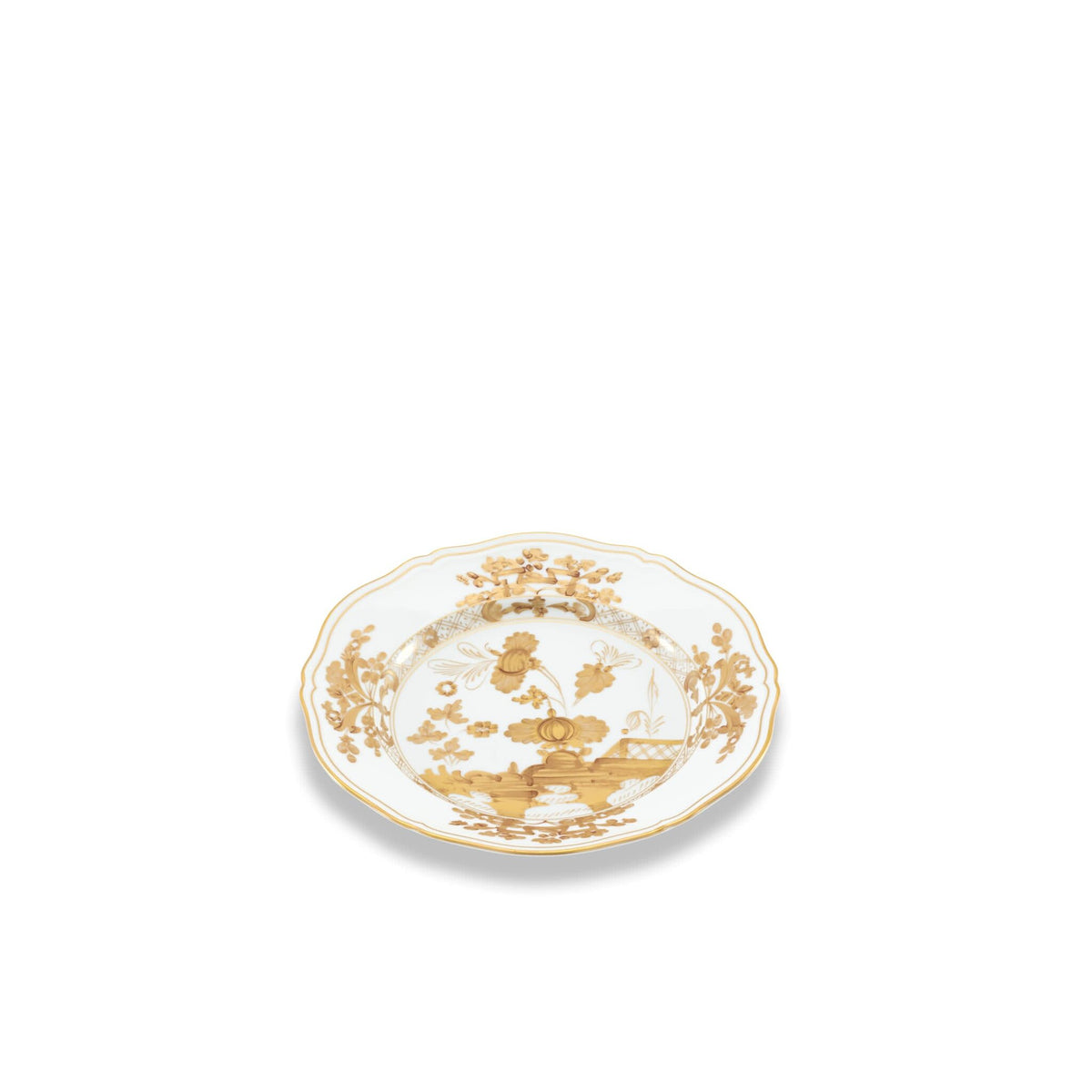 Ginori 1735 Oriente Italiano Flat Plate, Aurum, view 2