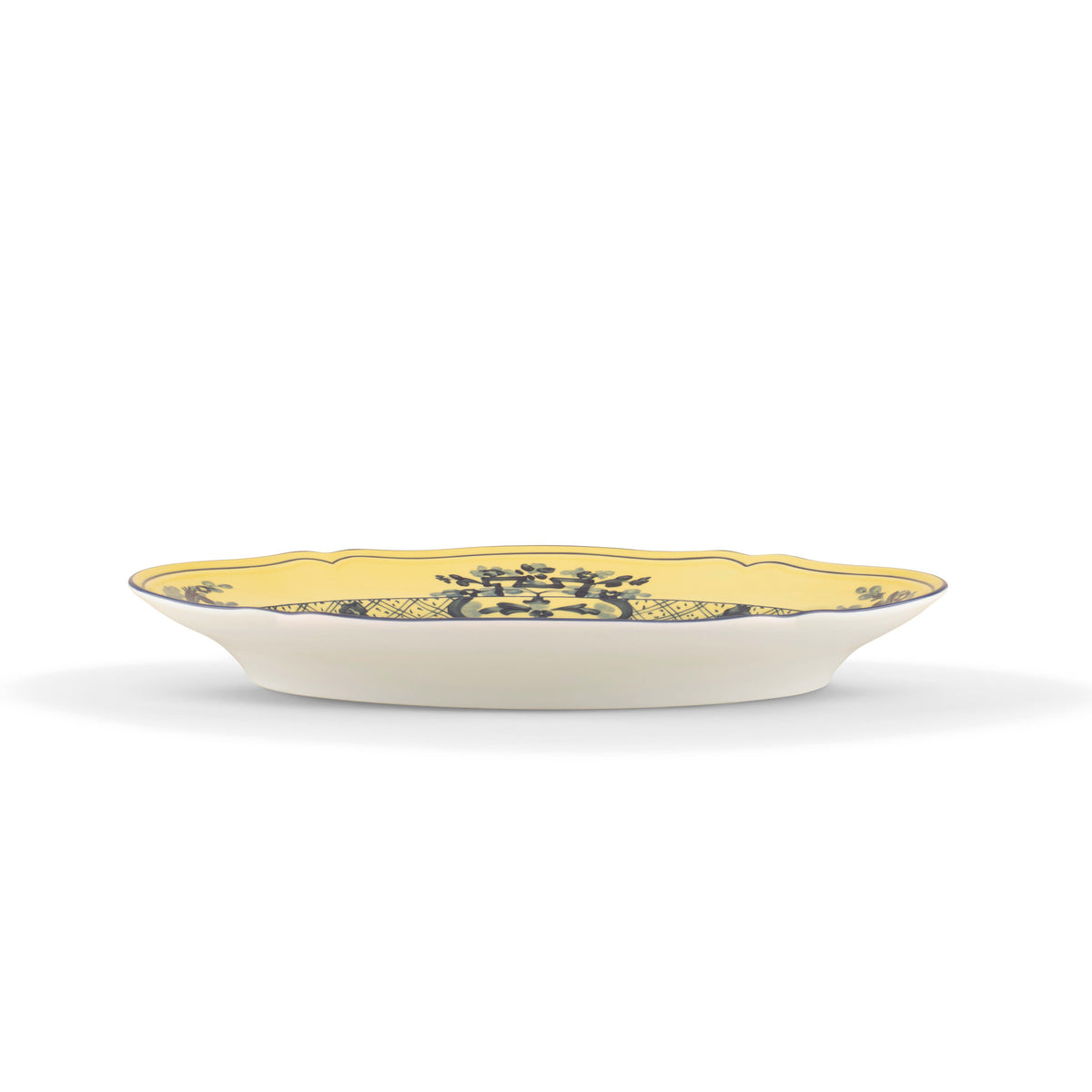 Ginori 1735 Oriente Italiano Large Oval Platter, Citrino, view 4
