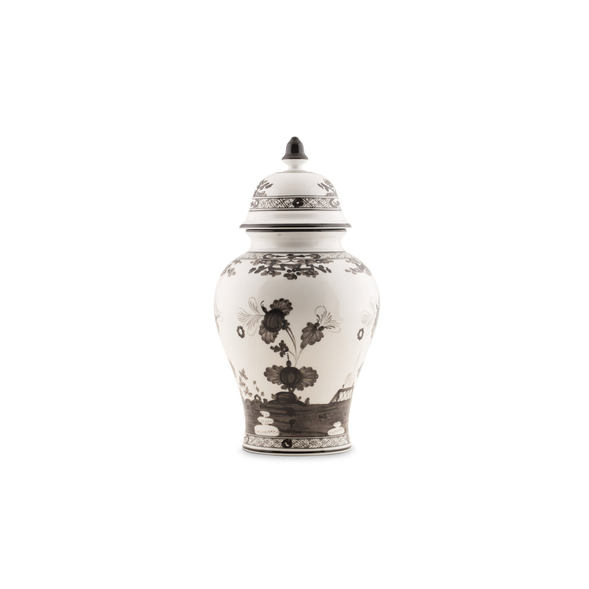 Ginori 1735 Oriente Italiano Large Potiche Vase, Albus, view 2