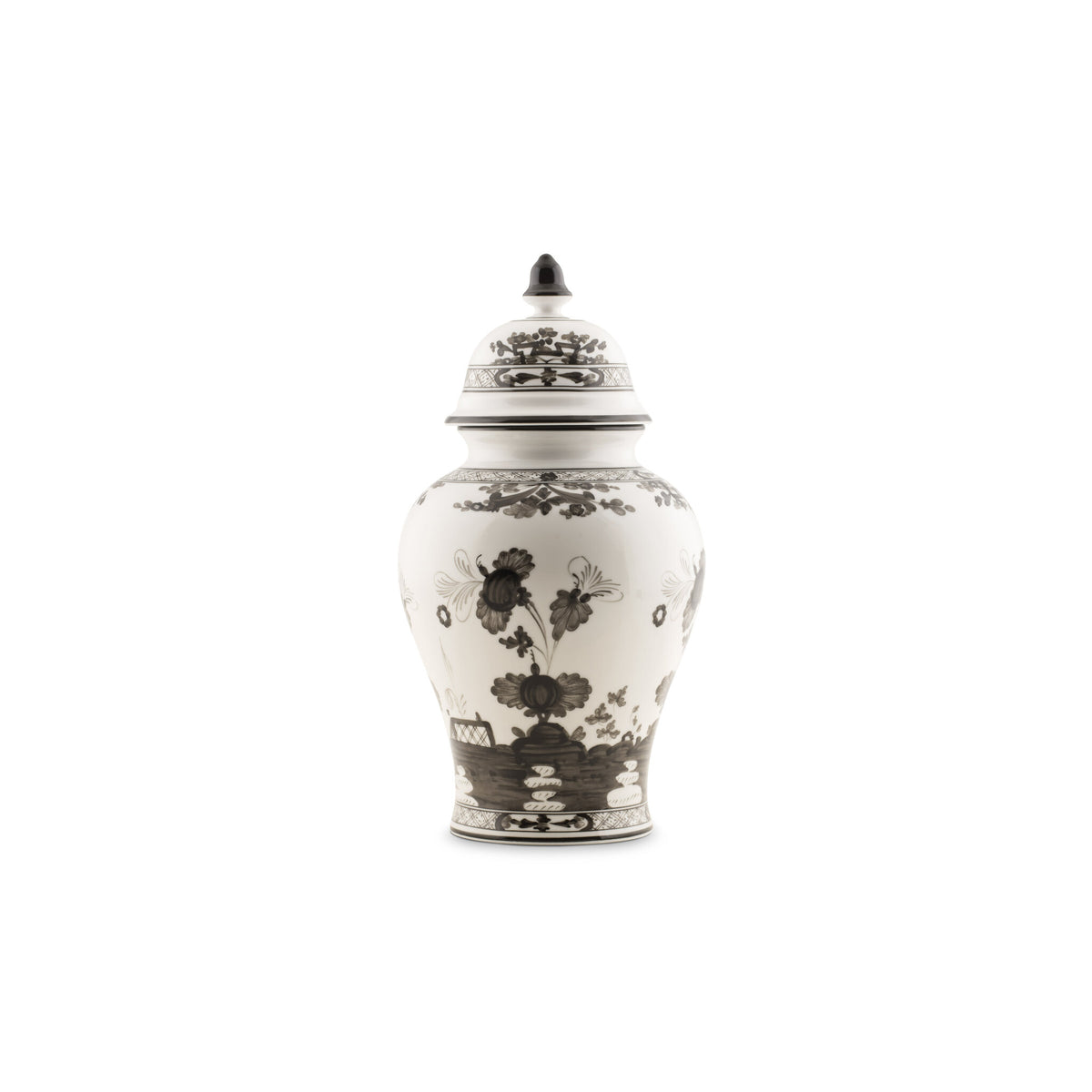 Ginori 1735 Oriente Italiano Large Potiche Vase, Albus