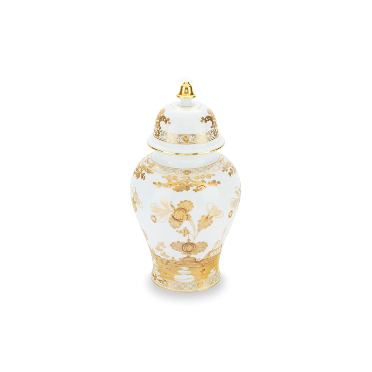 Ginori 1735 Oriente Italiano Large Potiche Vase, Aurum, view 3