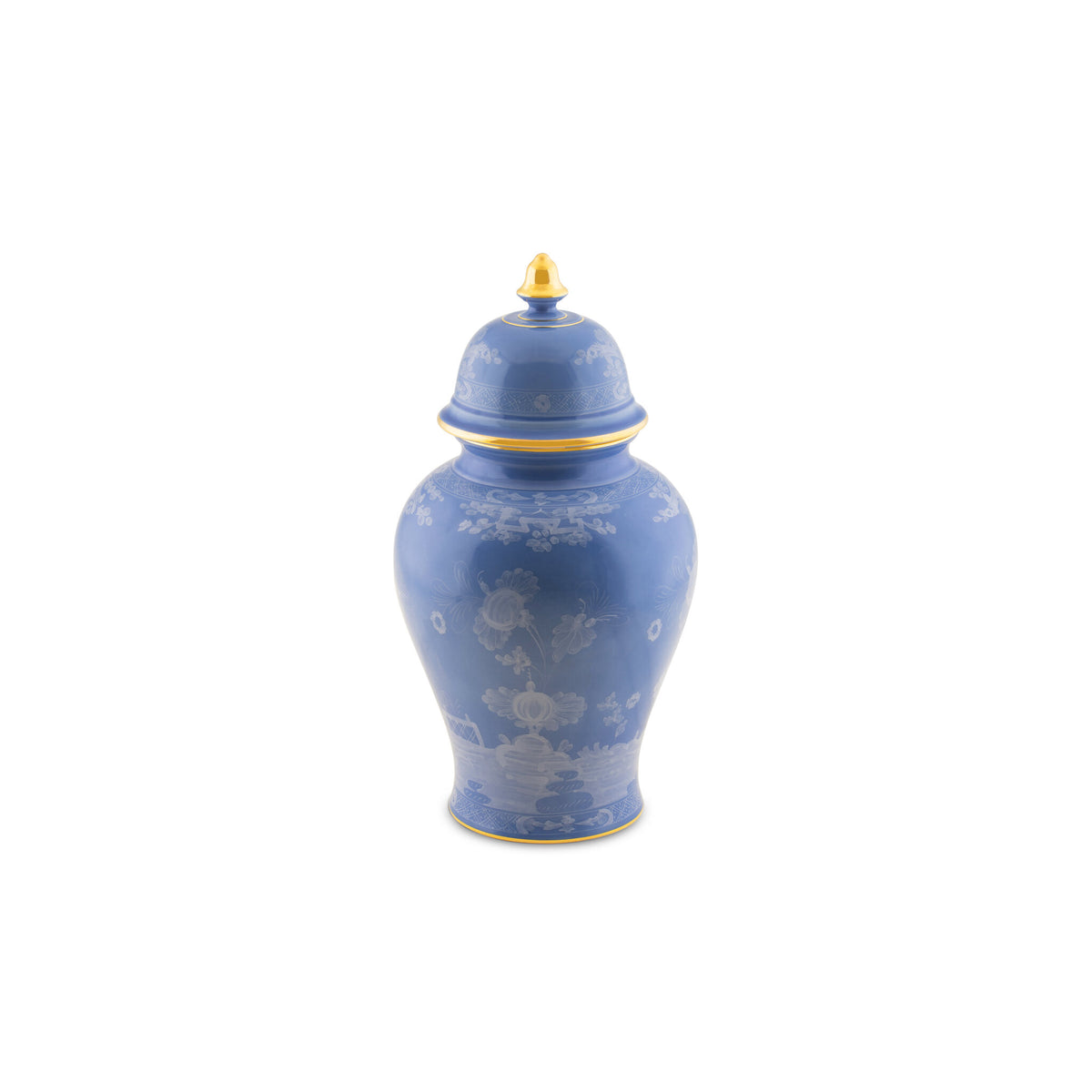 Ginori 1735 Oriente Italiano Large Potiche Vase, Pervinca, view 3