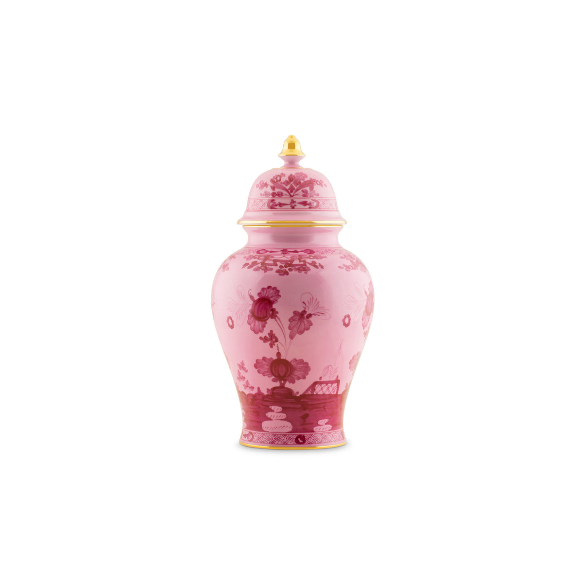 Ginori 1735 Oriente Italiano Large Potiche Vase, Porpora