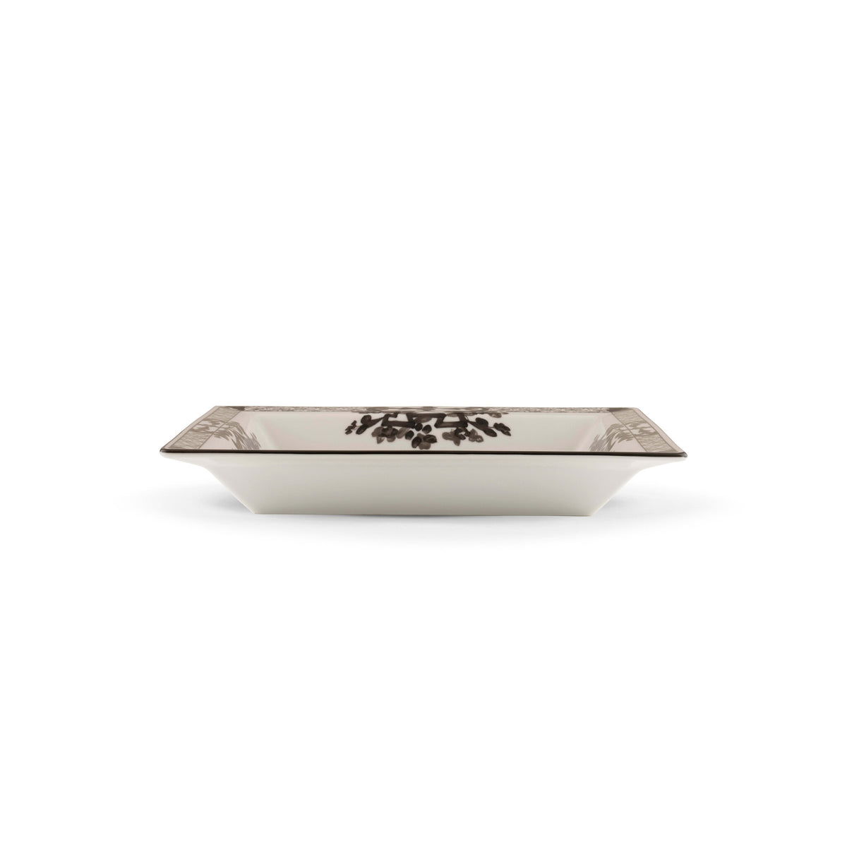 Ginori 1735 Oriente Italiano Large Square Change Tray, Albus, view 4