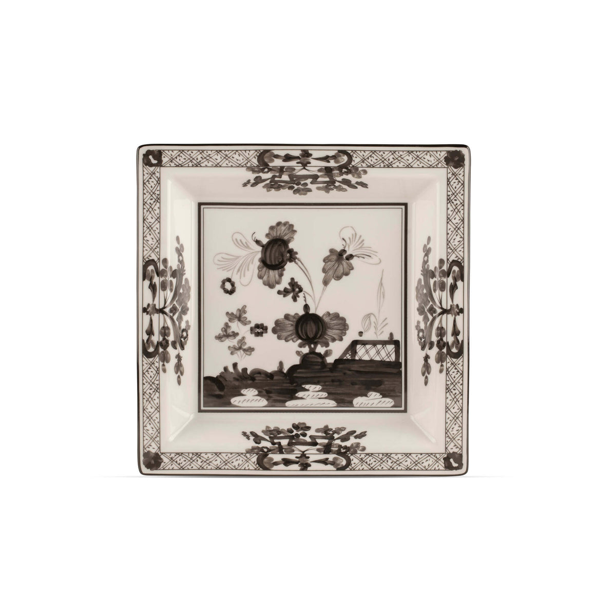 Ginori 1735 Oriente Italiano Large Square Change Tray, Albus