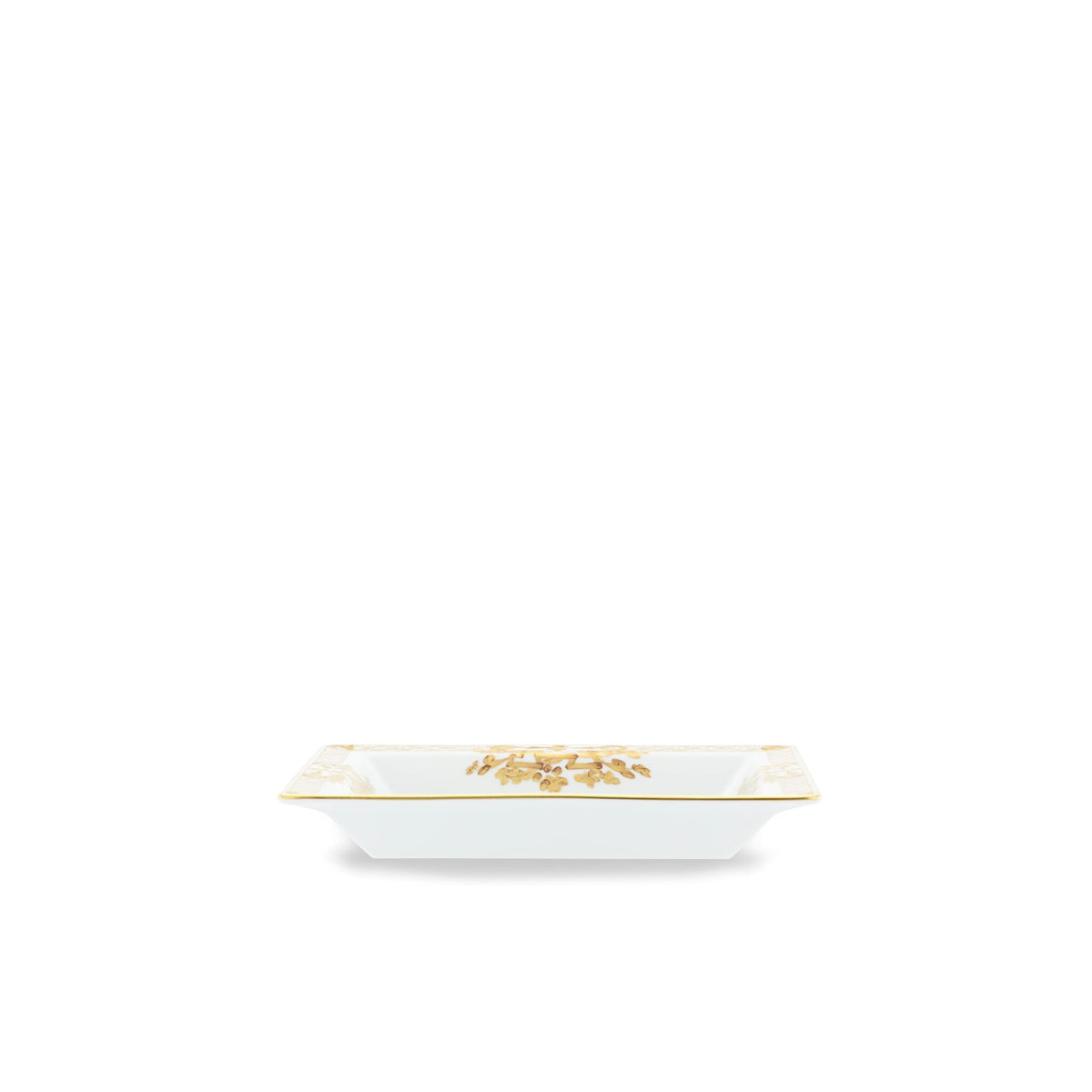 Ginori 1735 Oriente Italiano Large Square Change Tray, Aurum, view 4