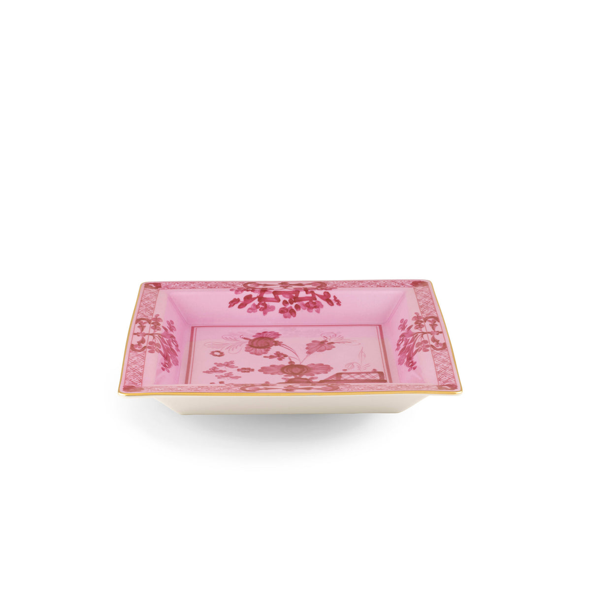 Ginori 1735 Oriente Italiano Large Square Change Tray, Porpora, view 2
