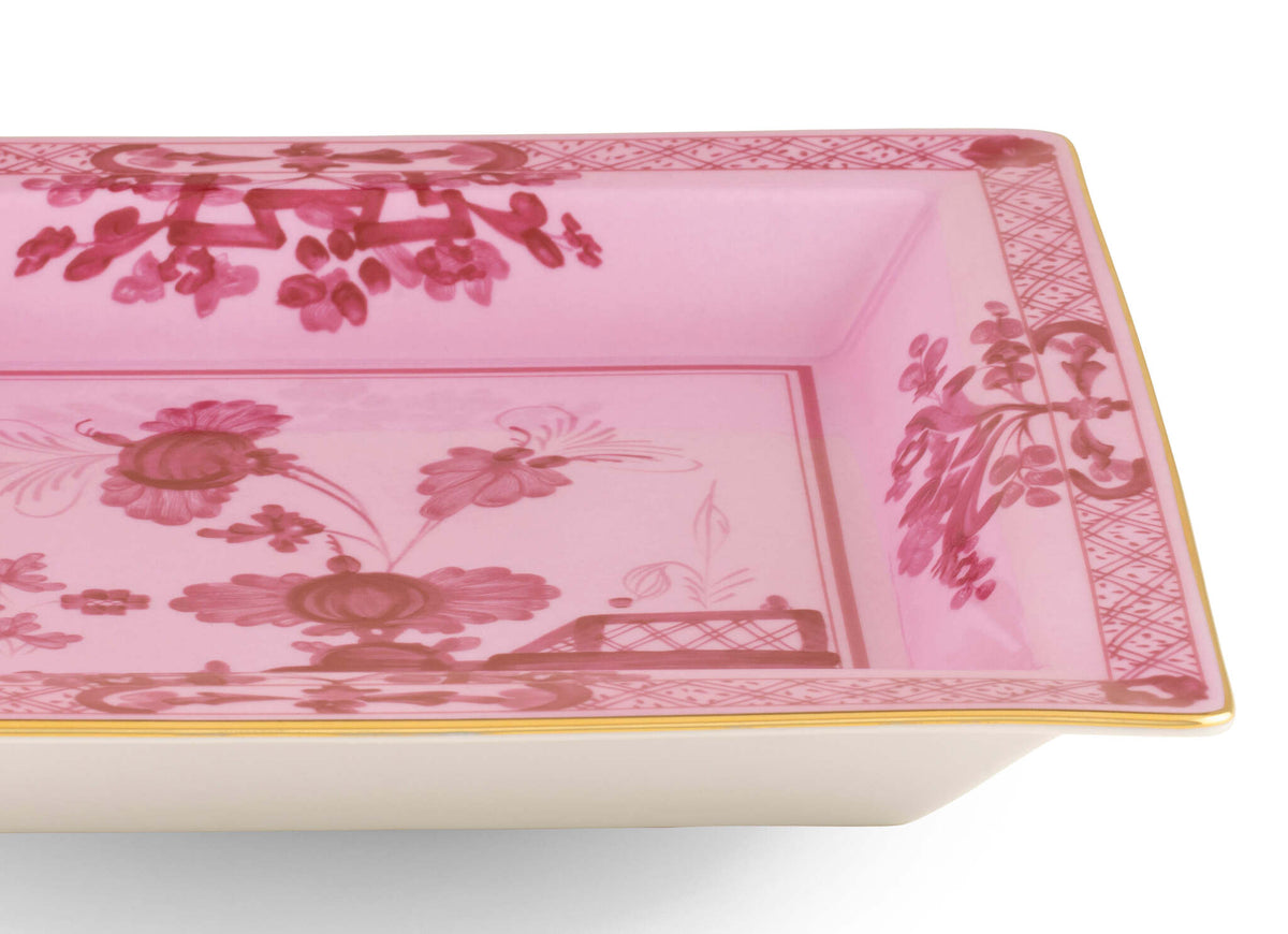 Ginori 1735 Oriente Italiano Large Square Change Tray, Porpora, view 3