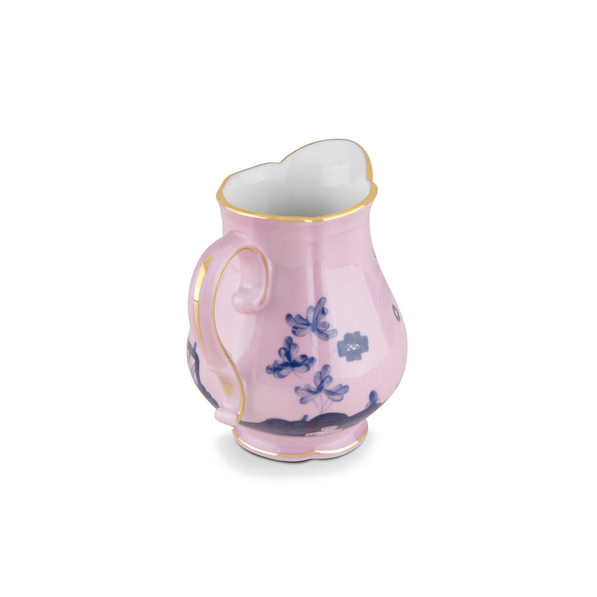 Ginori 1735 Oriente Italiano Milk Pitcher, Azalea, view 2
