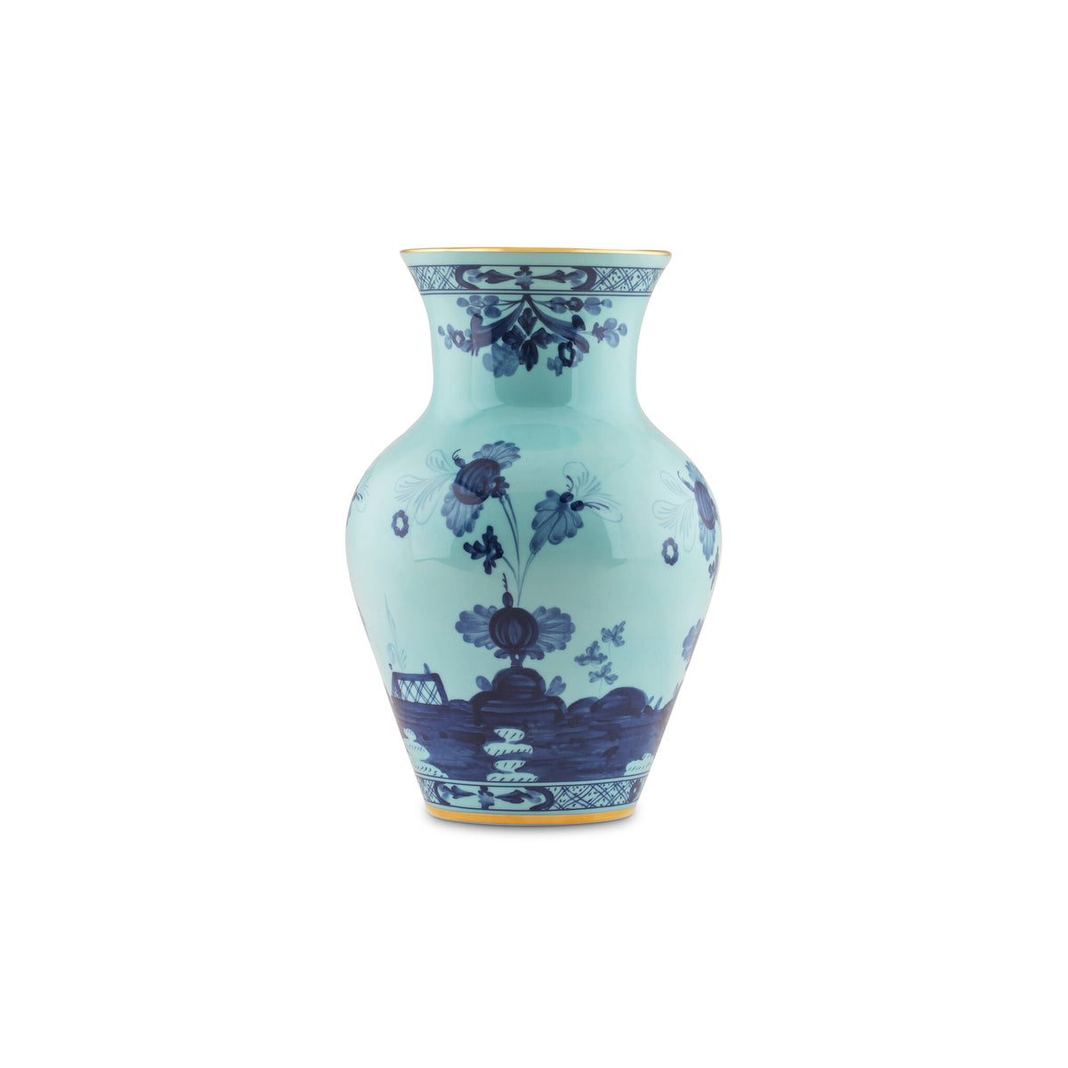 Ginori 1735 Oriente Italiano Ming Vase, Iris