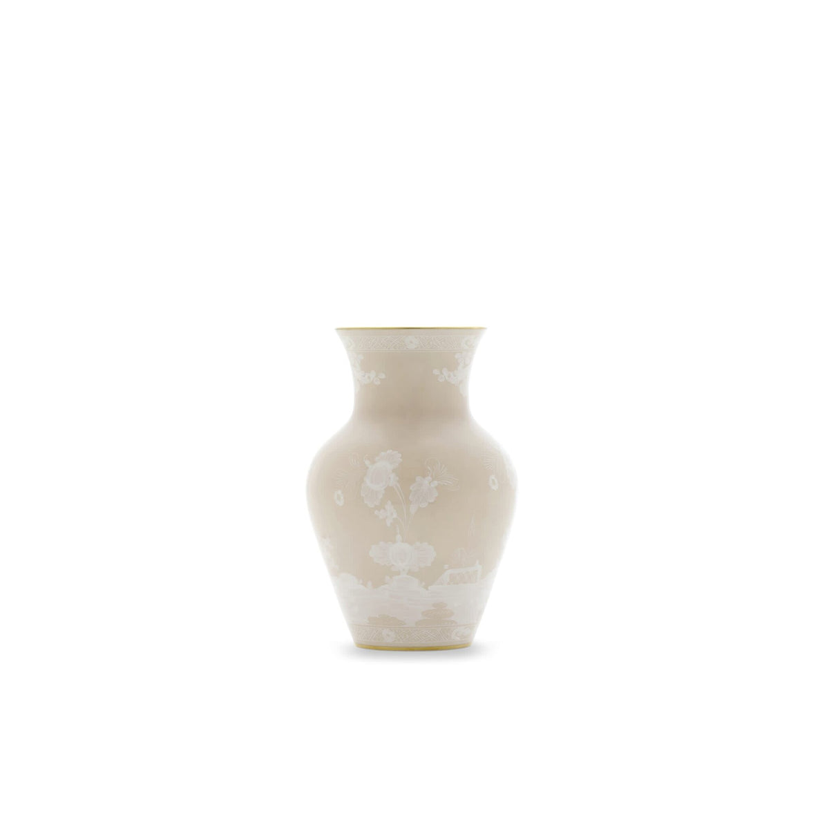 Ginori 1735 Oriente Italiano Ming Vase, Meringa, view 2