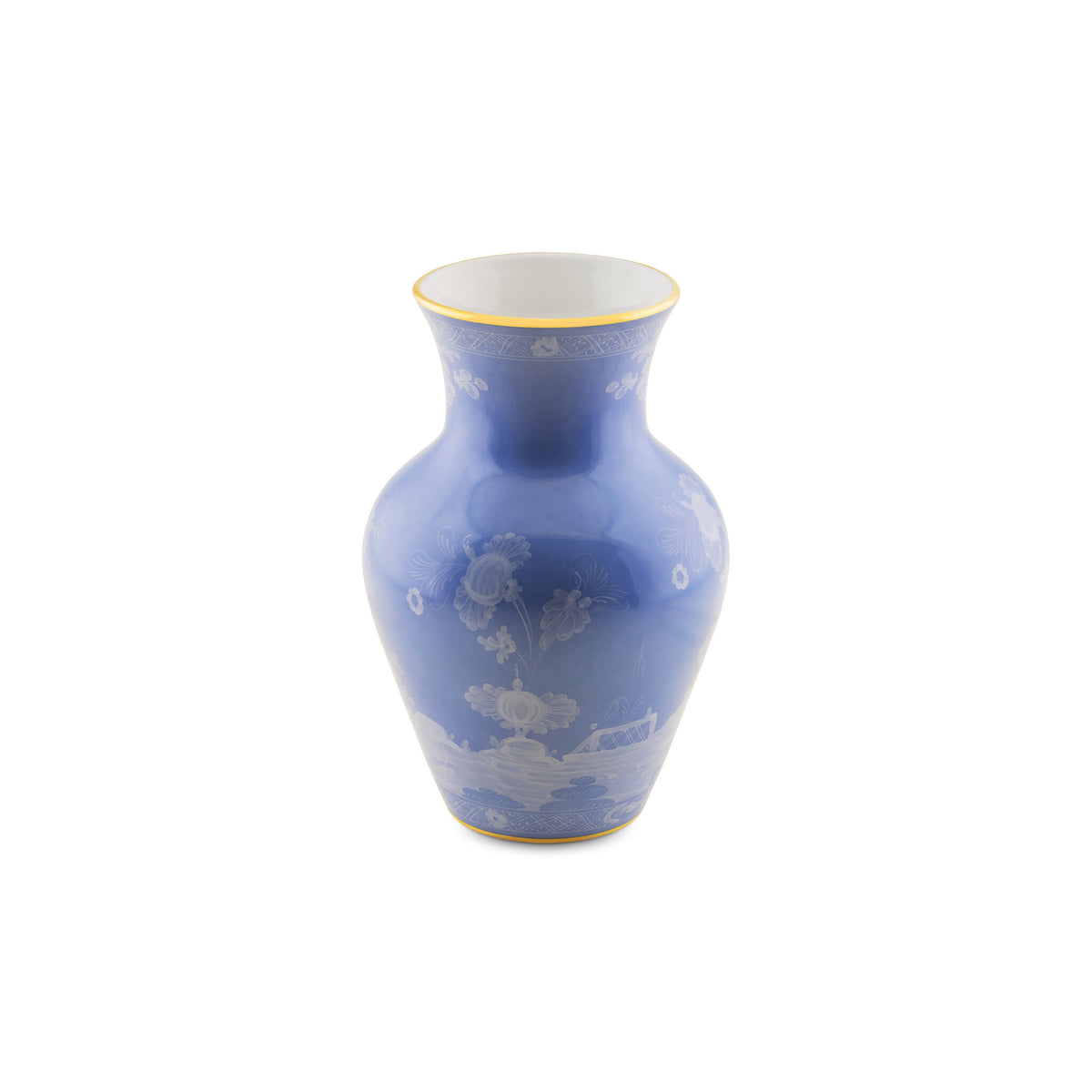 Ginori 1735 Oriente Italiano Ming Vase, Pervinca, view 3