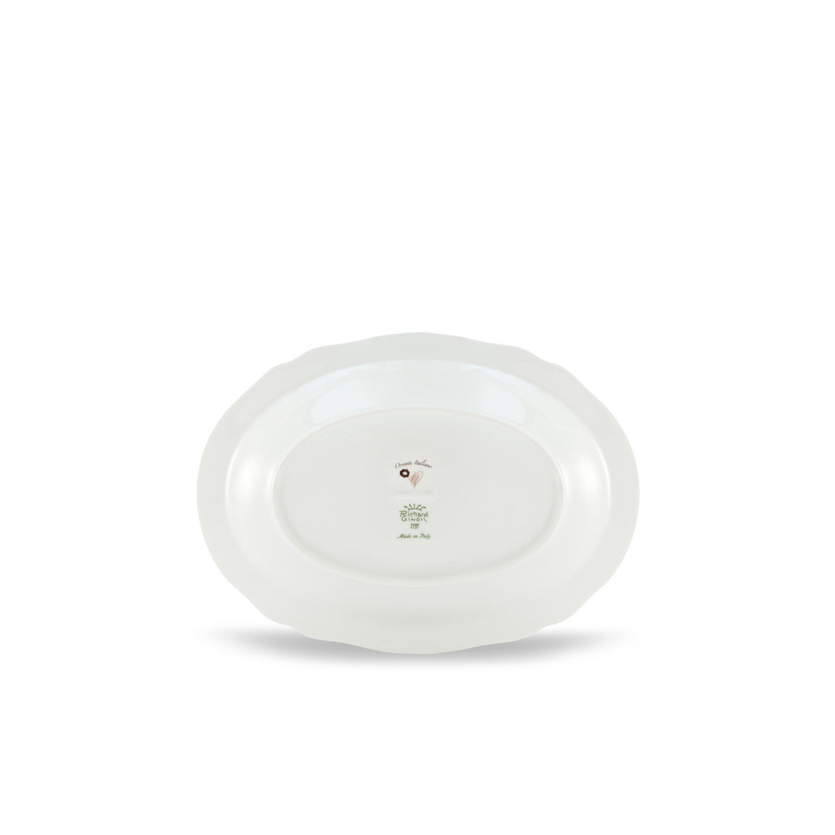 Ginori 1735 Oriente Italiano Oval Bowl, Castagna, view 5