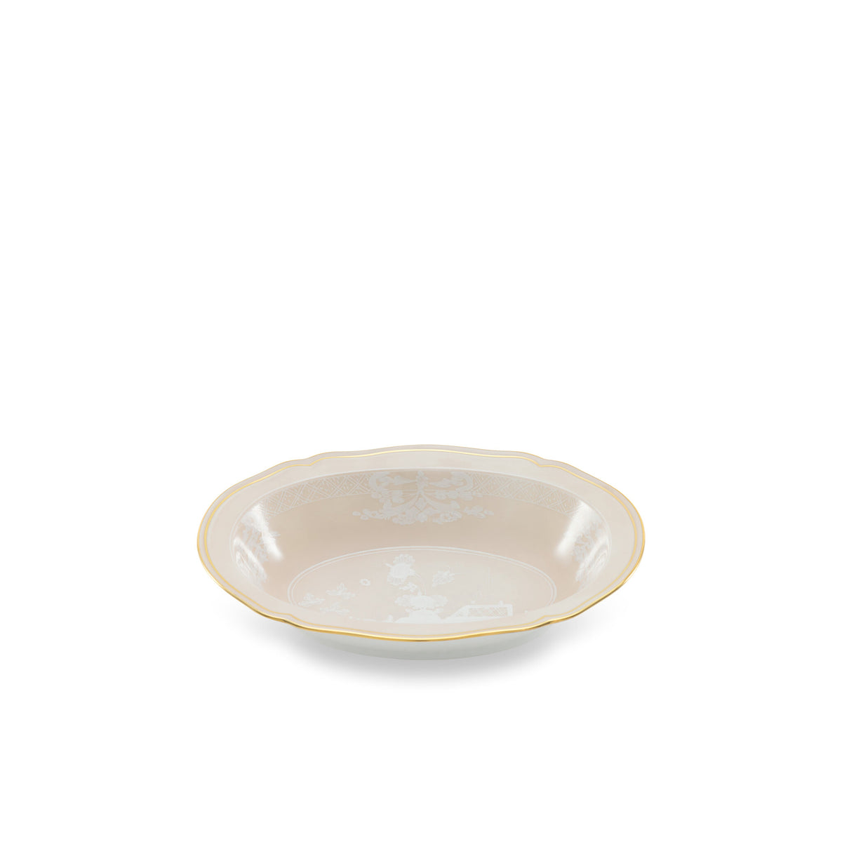 Ginori 1735 Oriente Italiano Oval Bowl, Meringa