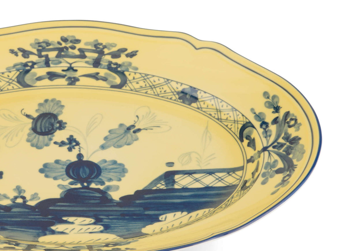 Ginori 1735 Oriente Italiano Oval Platter, Citrino, view 3