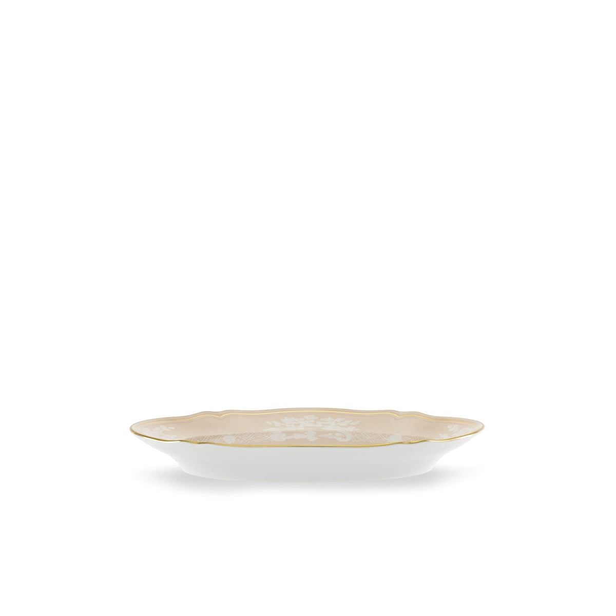 Ginori 1735 Oriente Italiano Oval Platter, Meringa, view 3