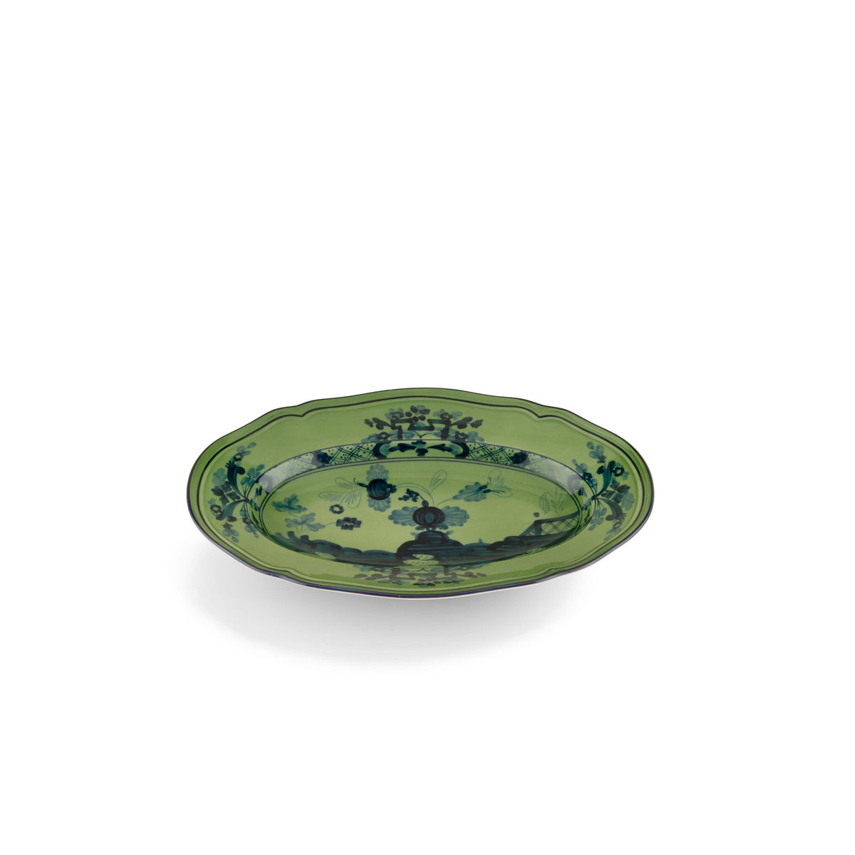 Ginori 1735 Oriente Italiano Pickle Dish, Malachite, view 2