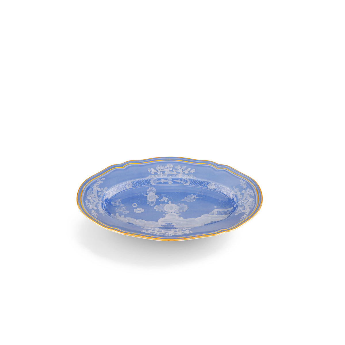 Ginori 1735 Oriente Italiano Pickle Dish, Pervinca, view 2