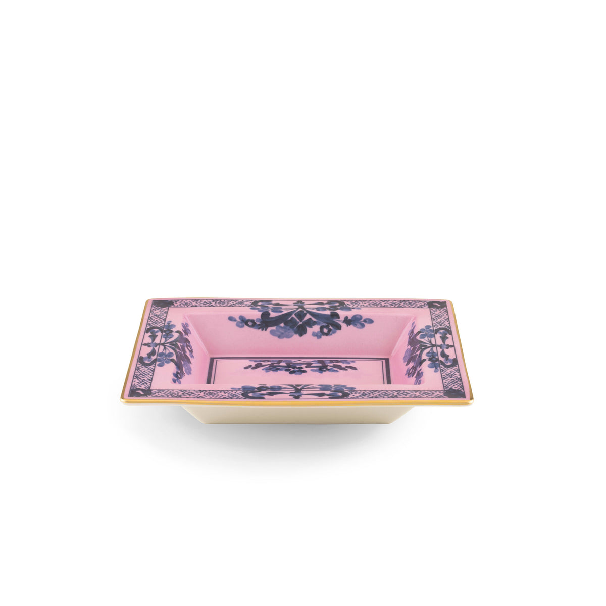 Ginori 1735 Oriente Italiano Rectangular Change Tray, Azalea, view 2