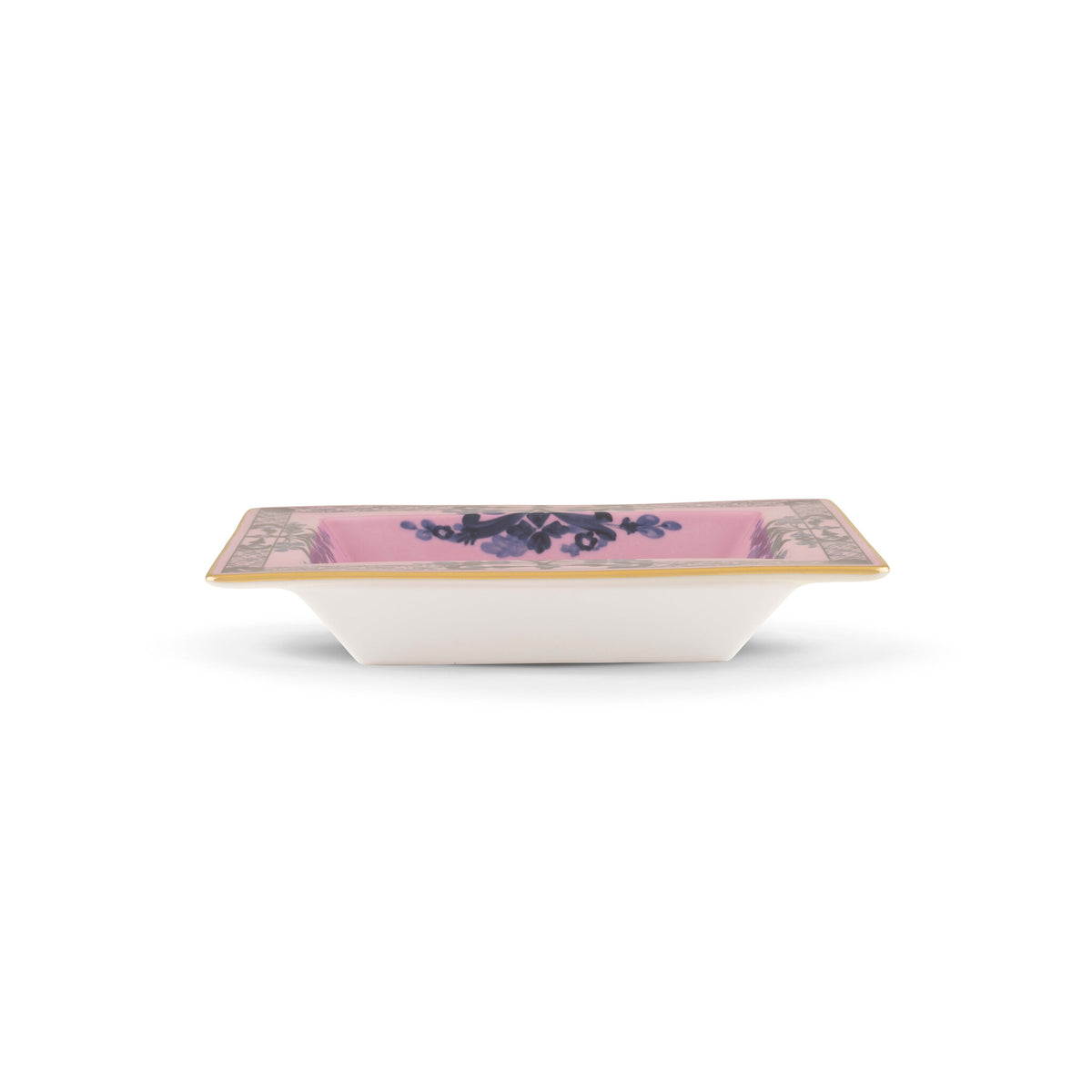 Ginori 1735 Oriente Italiano Rectangular Change Tray, Azalea, view 4