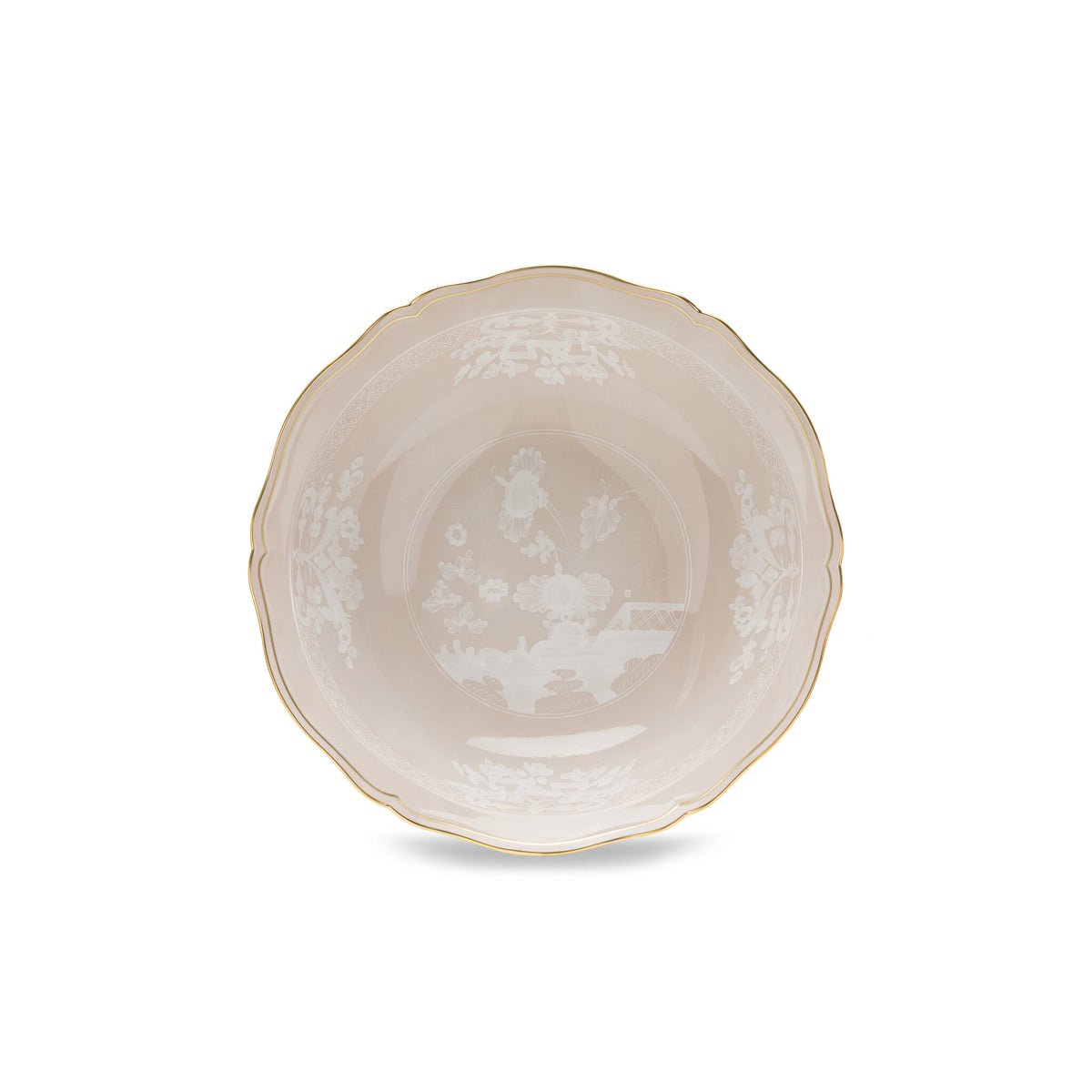 Ginori 1735 Oriente Italiano Serving Bowl, Meringa, view 2