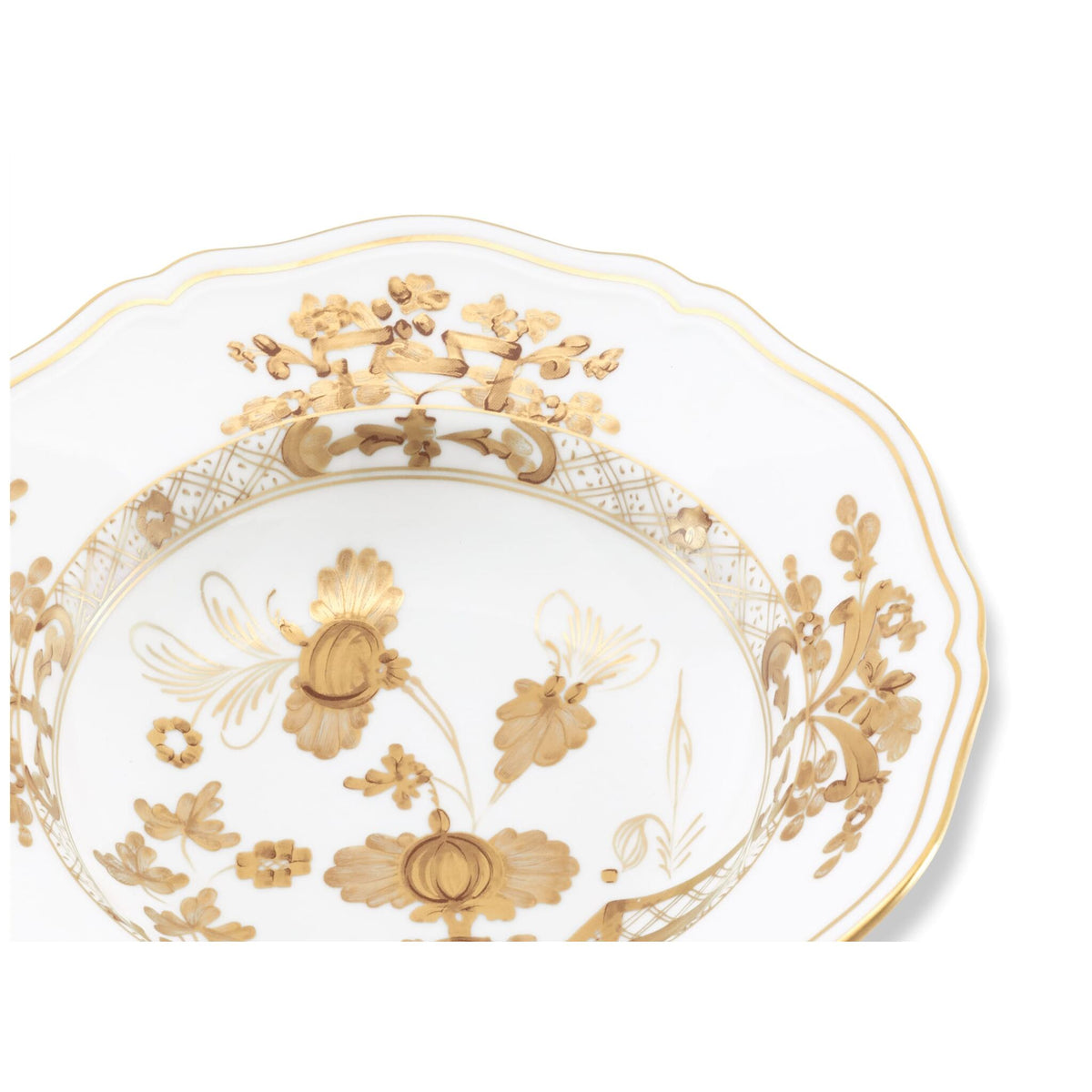 Ginori 1735 Oriente Italiano Soup Plate, Aurum, view 3
