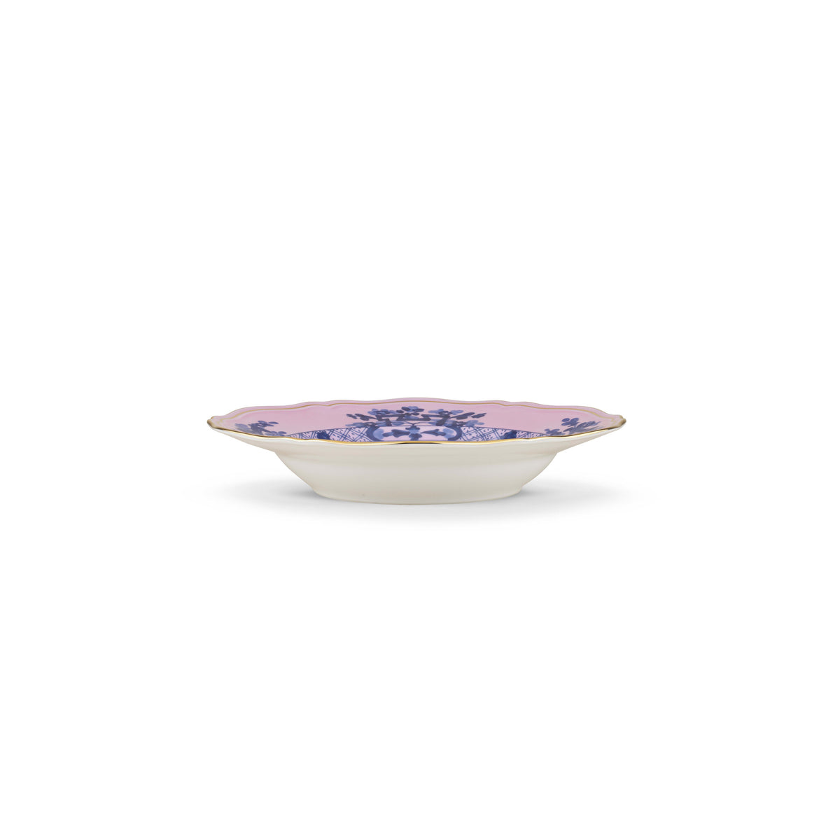 Ginori 1735 Oriente Italiano Soup Plate, Azalea, view 4