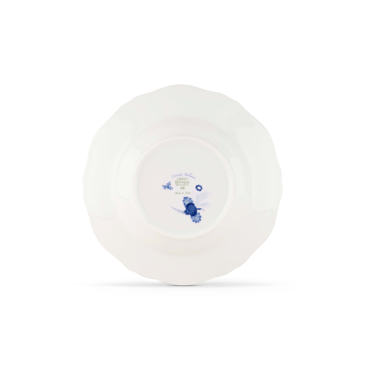 Ginori 1735 Oriente Italiano Soup Plate, Pervinca, view 5