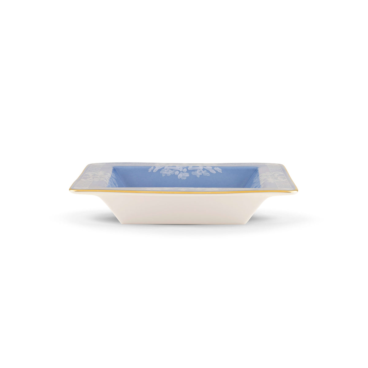 Ginori 1735 Oriente Italiano Square Change Tray, Pervinca, view 4