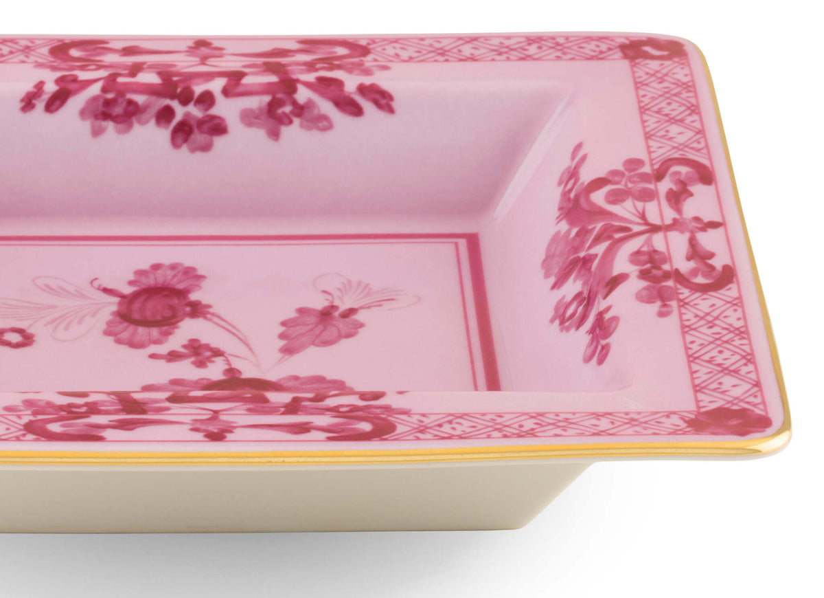 Ginori 1735 Oriente Italiano Square Change Tray, Porpora, view 3