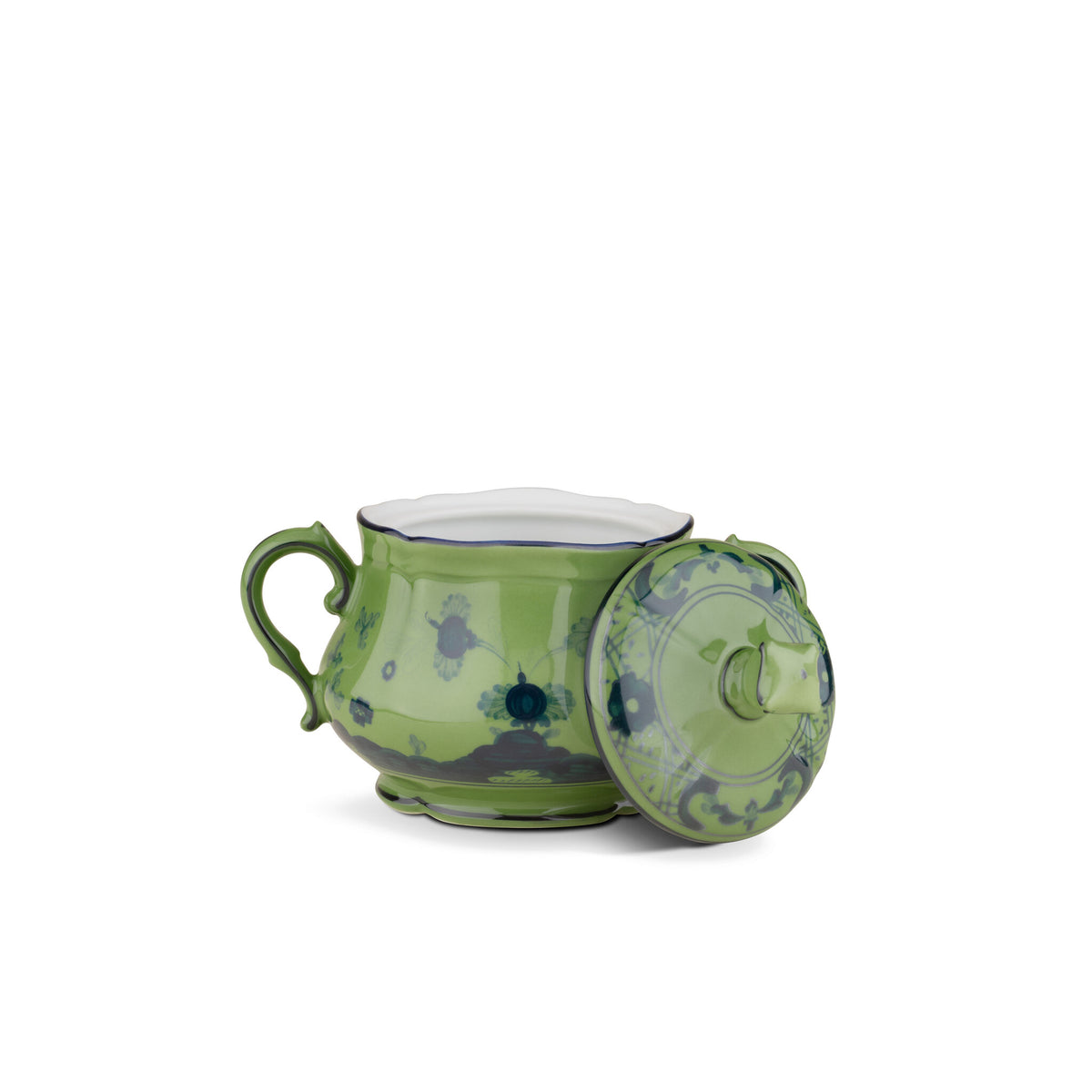 Ginori 1735 Oriente Italiano Sugar Bowl, Malachite, view 3