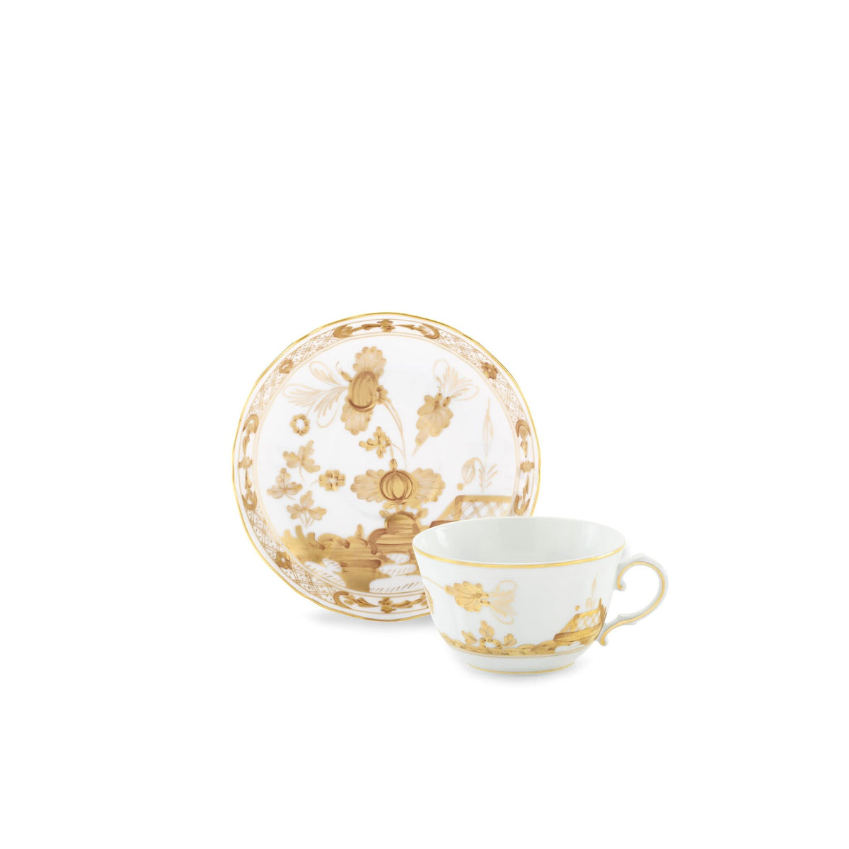 Ginori 1735 Oriente Italiano Tea Cup, Aurum, view 3