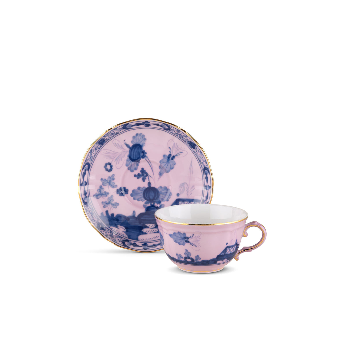 Ginori 1735 Oriente Italiano Tea Cup, Azalea, view 3