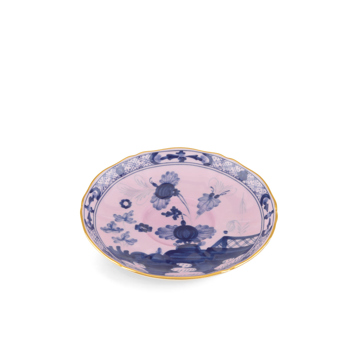 Ginori 1735 Oriente Italiano Tea Saucer, Azalea, view 2