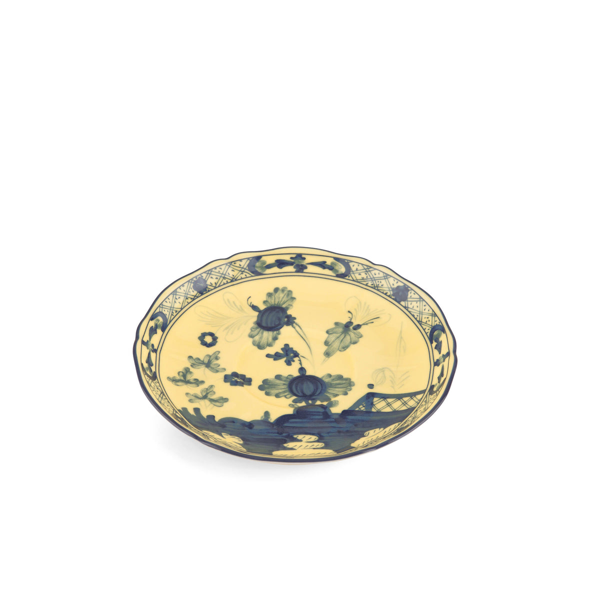 Ginori 1735 Oriente Italiano Tea Saucer, Citrino, view 2