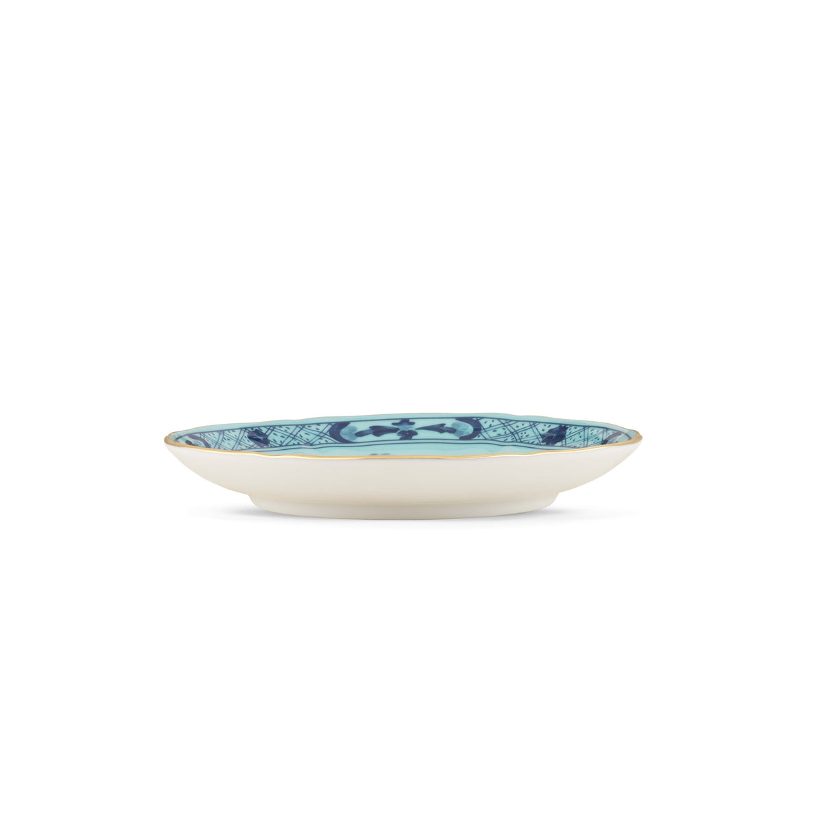 Ginori 1735 Oriente Italiano Tea Saucer, Iris, view 4