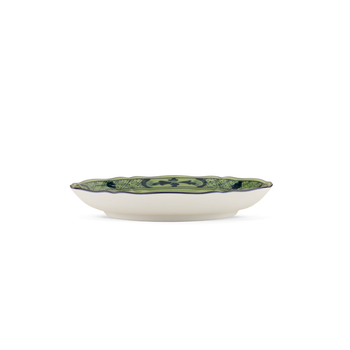 Ginori 1735 Oriente Italiano Tea Saucer, Malachite, view 4