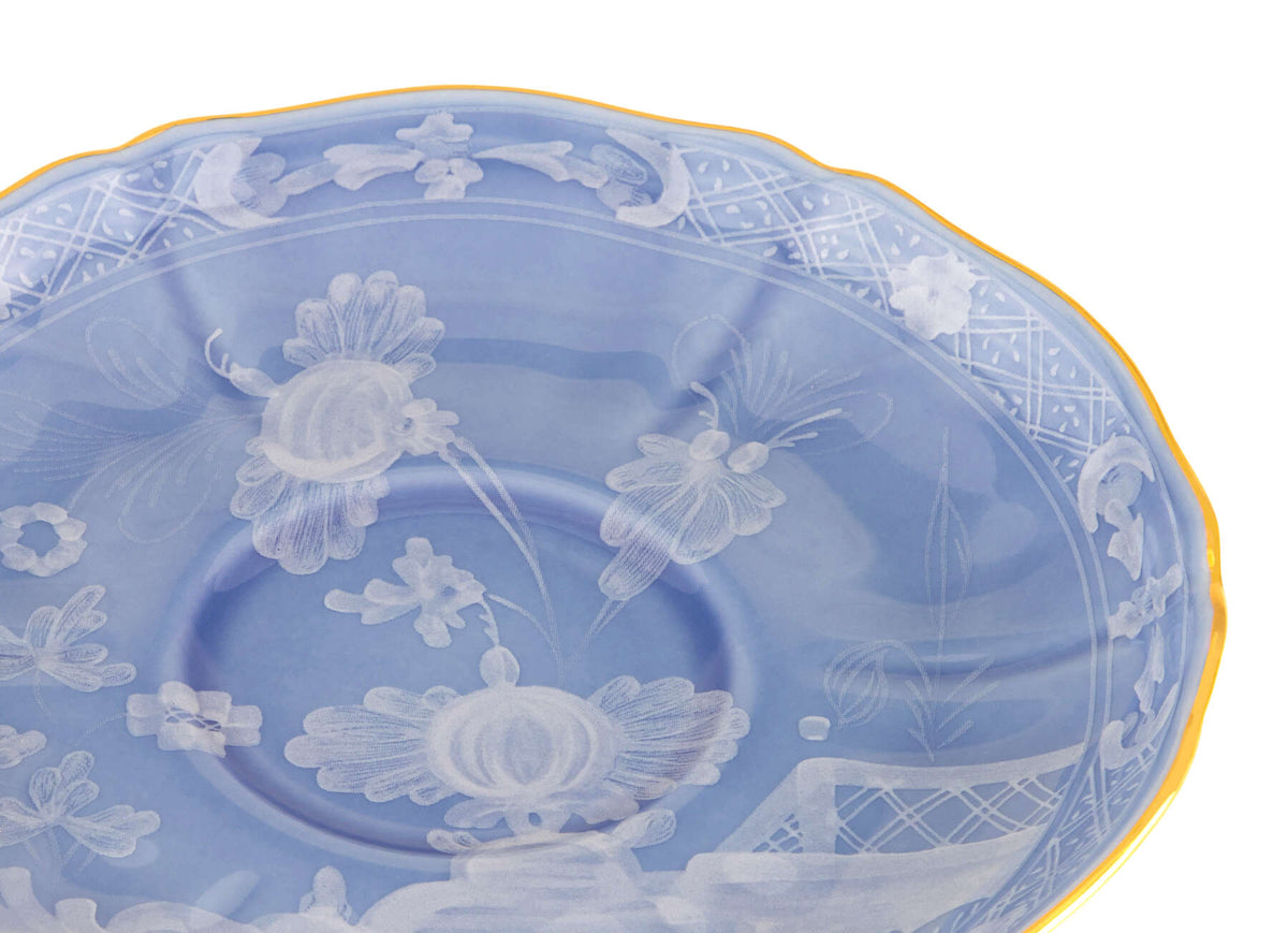 Ginori 1735 Oriente Italiano Tea Saucer, Pervinca, view 3